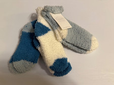 COZY SOFT ankle socks 3 pairs toddler, little girls 6-9 shoe size bed socks