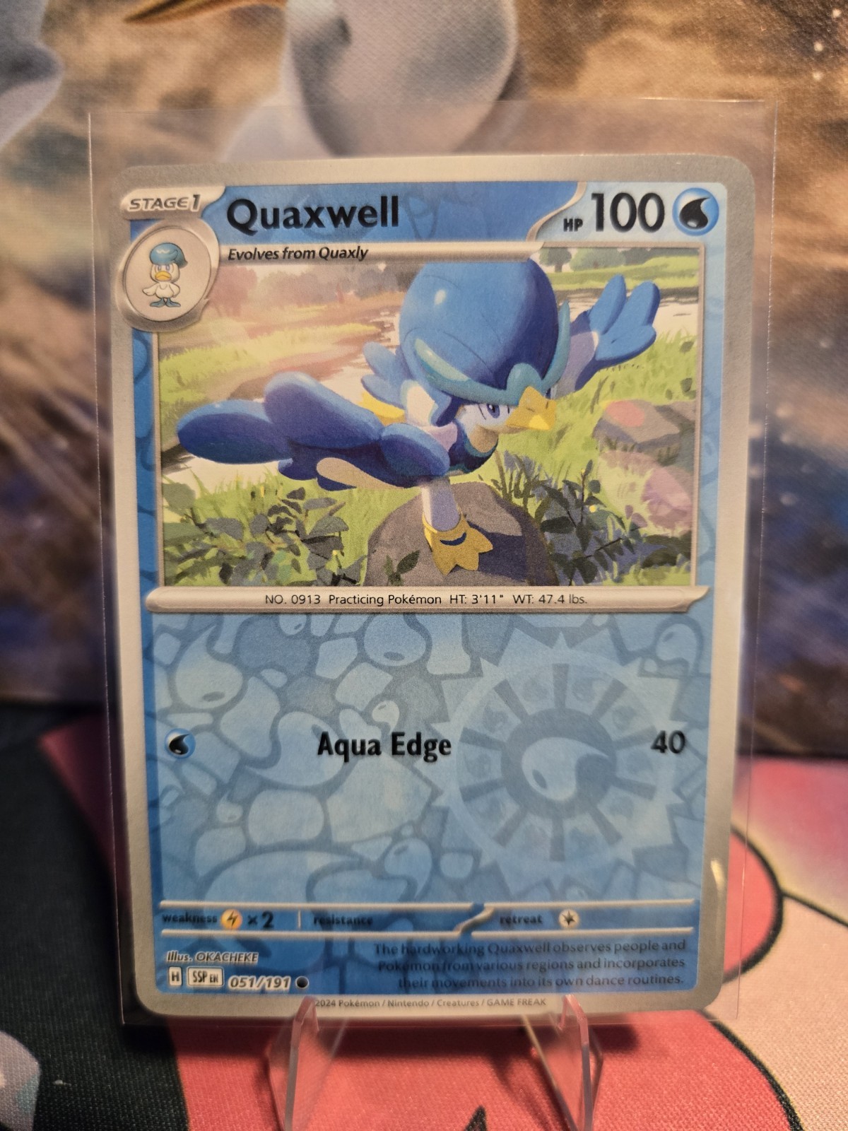 Quaxwell 051/191 Sv08: Surging Sparks Reverse Holo NM