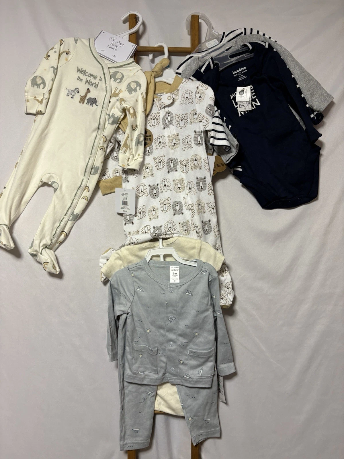 NEW Clothing Bundle Baby Boy 3-6 Mo - 11 Piece Lot Outfits, Pajamas, Tops, Pants