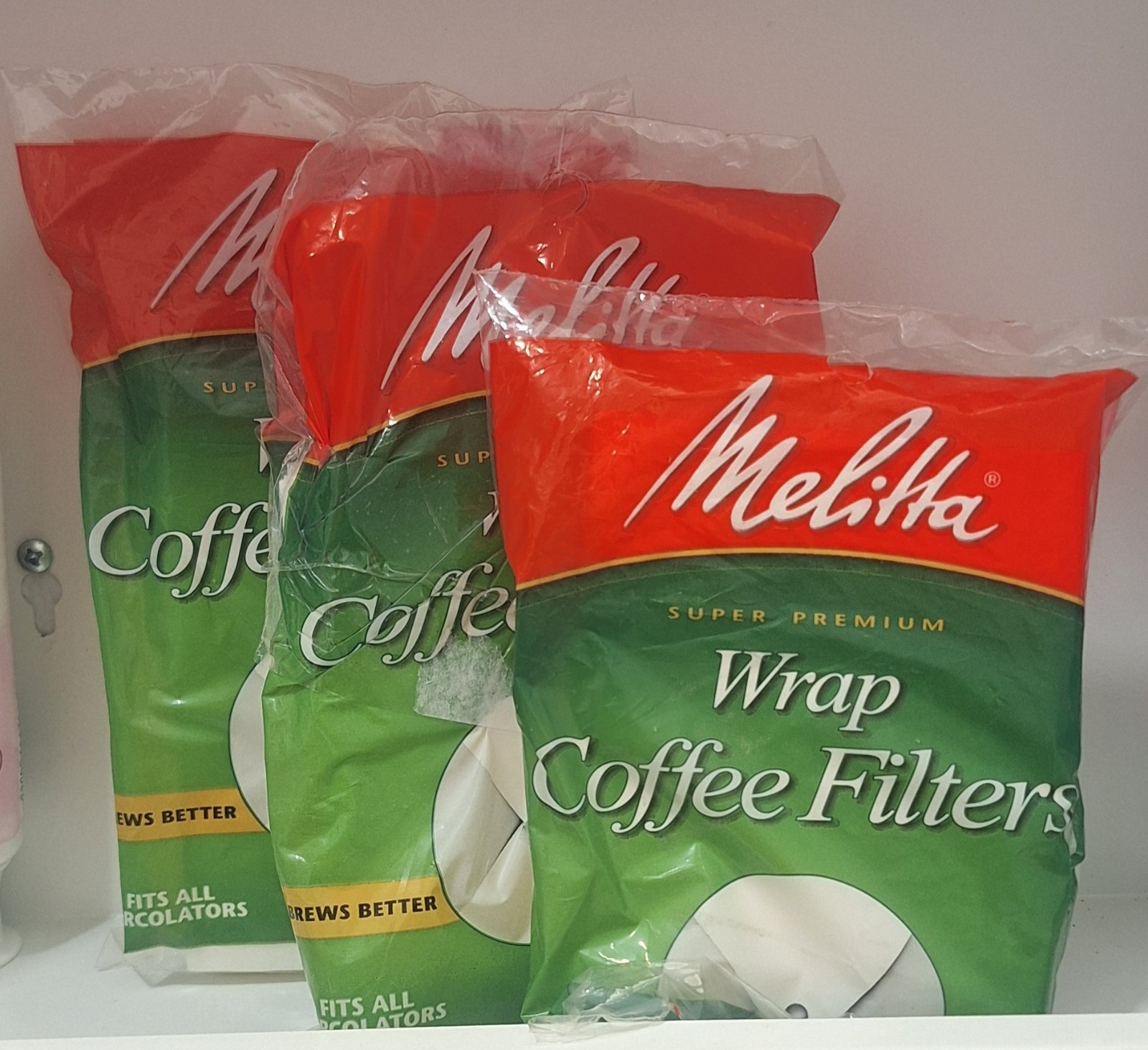 120 Melitta Percolator Super Premium Wrap Around Coffee Filt