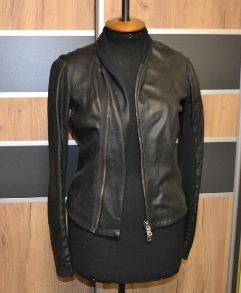 Women Marella Jacket Black Leather 34 / XS / 42