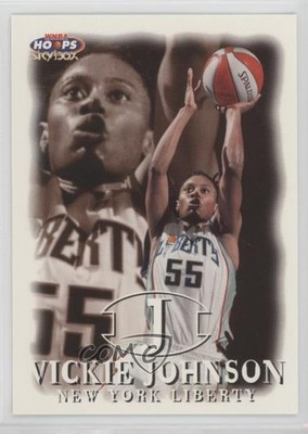 1999 WNBA Hoops Skybox Vickie Johnson #19 2yi