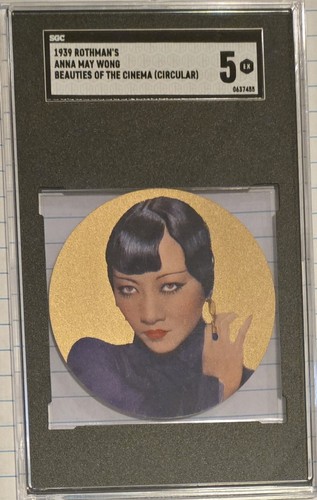 1939 Rothman's Beauties of The Cinema, Anna May Wong, SGC 5! Auction!