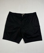 Peter Millar Salem Shorts Mens 42 Black Crown Sport Golf Chino 9"