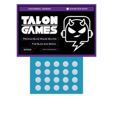 Super Smooth Mouse Feet Skates Rounded Curved Edges Universal Sole 6mm 20 PCS