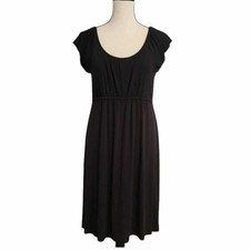 Saint Tropez West Little Black Dress Size Large Midi Romantic Whimsigoth
