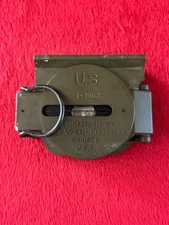 1952 Korean War GI Issue Lensatic Magnetic Marching Field Compass