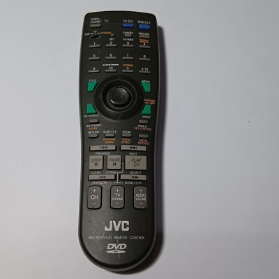 Used JVC RM SVD701UG Remote DVD TV Karaoke Audio Vocal Program Sound Phonic #50