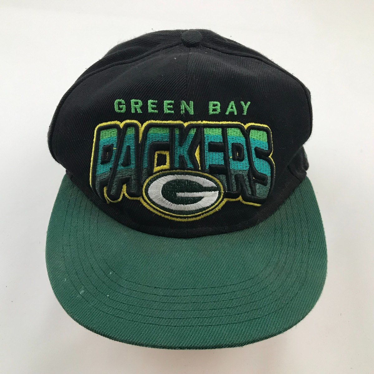 VINTAGE Green Bay Packers Hat Cap Snapback New Era Embroidered NFL