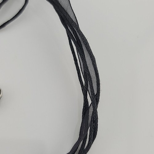 Lia Sophia Multi Strand Black And Silver Tone Cross 17-18" Necklace - Picture 6 of 13