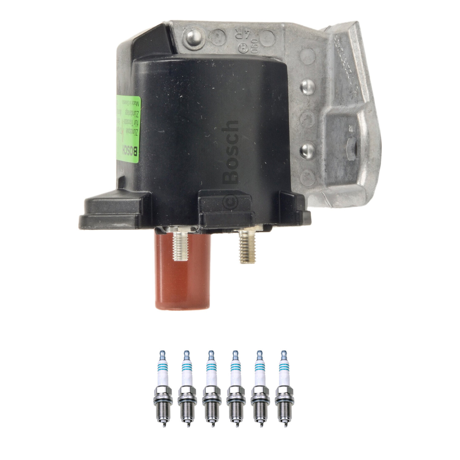 Bosch 1 Ignition Coil Denso 6 Iridium Power Spark Plug Kit For R129 Supra D21 L6