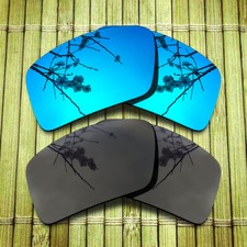US Black Ice Blue Replacement Lenses for-Oakley Eyepatch 1 Eyepatch 2 Polarized