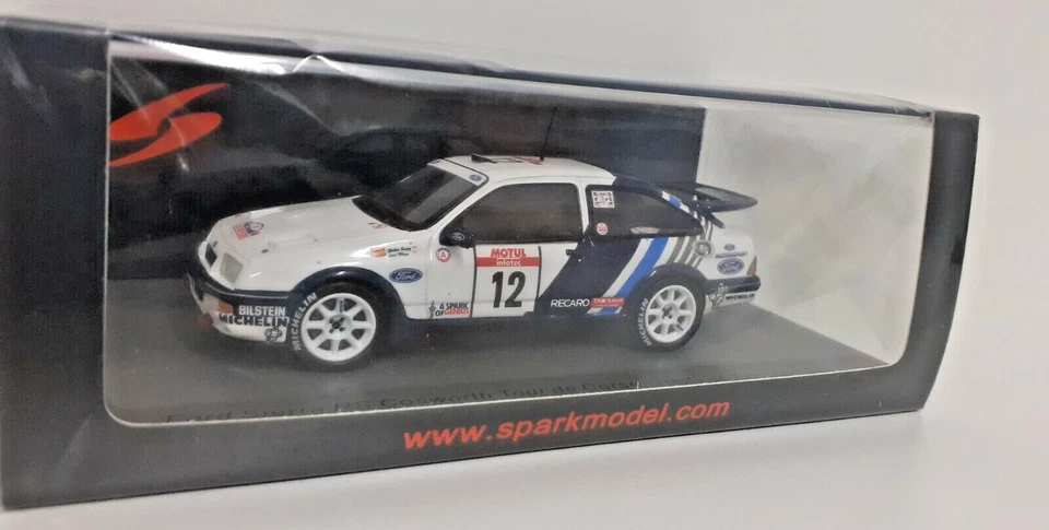 MODELLINO AUTO 1:43 SPARK FORD SIERRA SAINZ RALLY TOUR DE CORSE 1988 MODELLISMO - Immagine 3 di 4