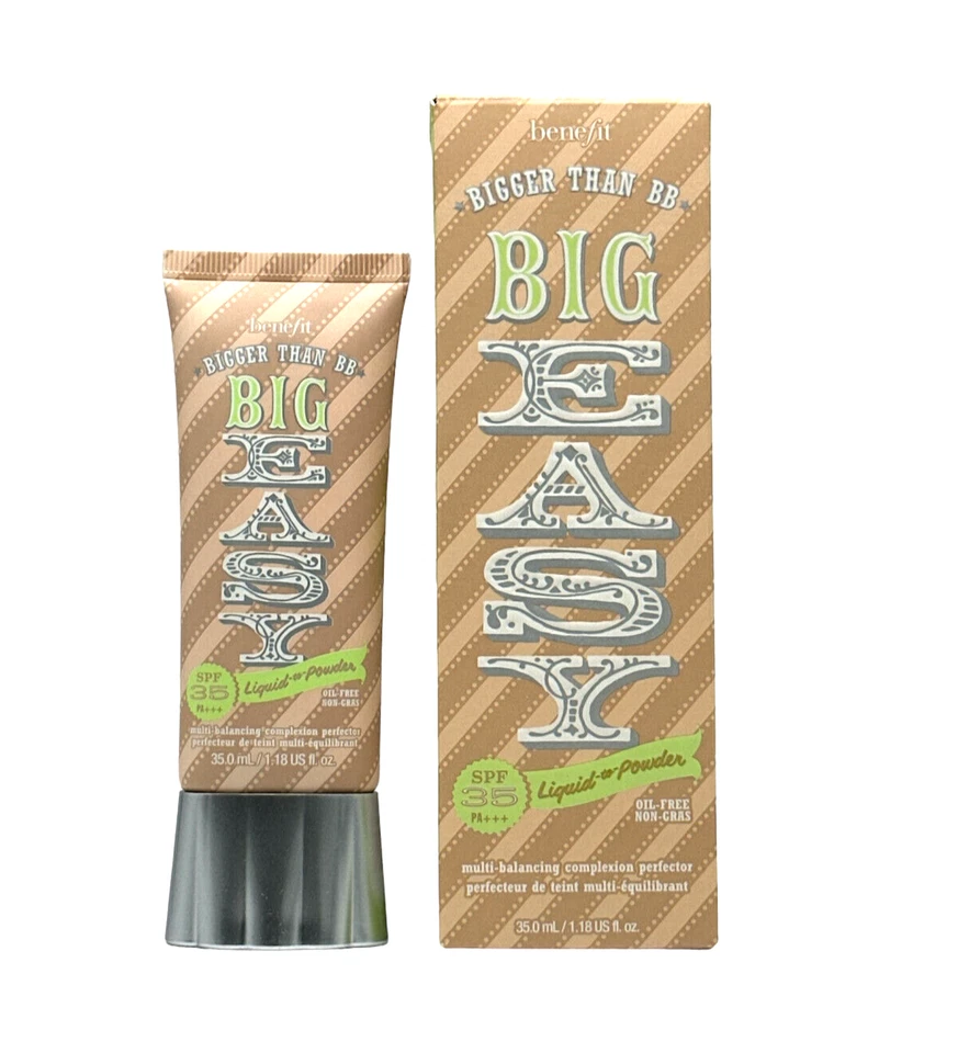 benefit Big Easy Bigger Than BB liquid to powder 06 Deep Beige 35 ml SPF 35