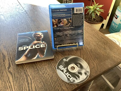Splice Used Blu-ray Only 2010 Sci-fi-Fi Thriller Prior Rental Free USA Shipping