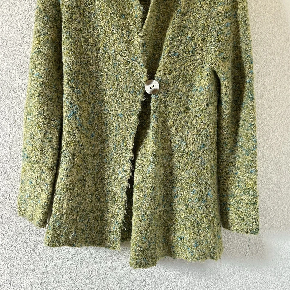 Nomadic Traders Women Popcorn Knit Cadigan Medium Boho Teacher Granny Modest - Image 2 of 4