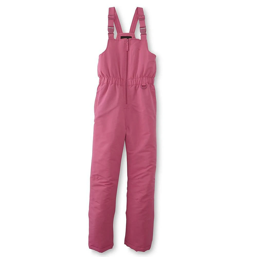 Athletech Girls Water Resistant Pink Snow Bibs Snowpants Snow Pants