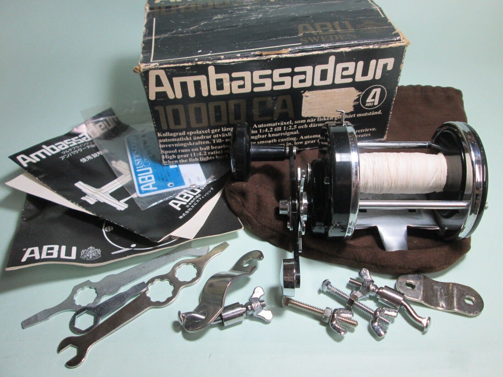 Abu Ambassadeur 10000CA Bait Reel Vintage