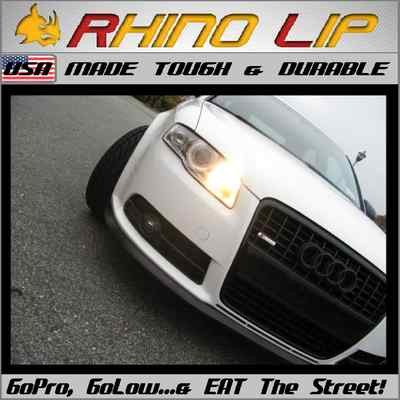 Audi RS R8 TT GT Avant Spyder Coupe Rubber Flex Chin Lip Spoiler Splitter Trim *