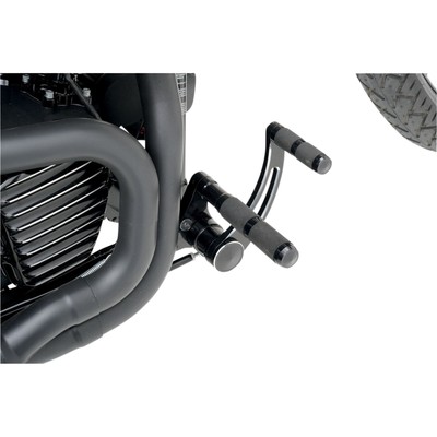 Accutronix Forward Control - Slotted - Black - '91-'17 FXD FC102-SSN