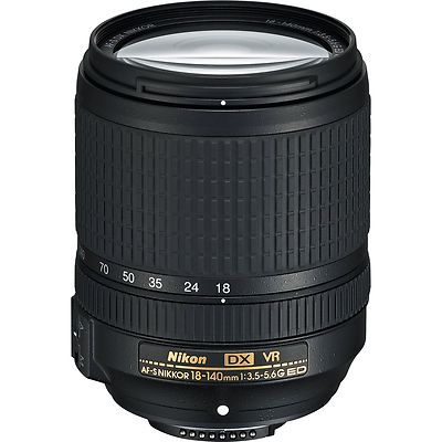 ニコン Nikon AF-S 18-140mm f3.5-5.6G ED VR Nikon AF-S DX NIKKOR 18-140mm f/3.5-5.6G ED VR Zoom Lens 99% New