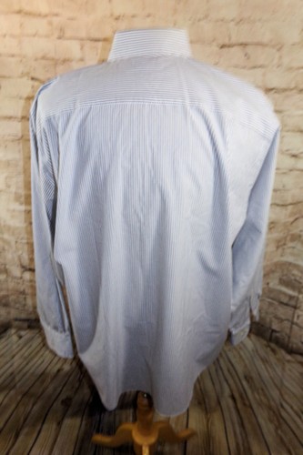 Mixed Lot/3 Men's Dress Shirt Long Sleeve Beige Stripe Blue Stripe & Solid - Picture 19 of 23