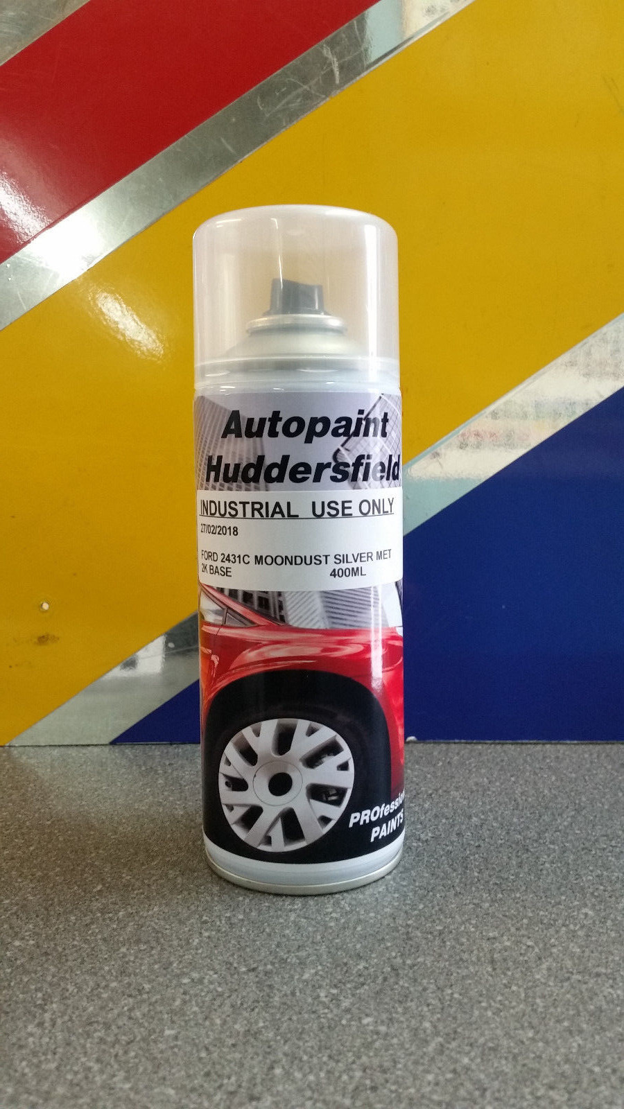 400ML AEROSOL Ford Moondust Silver 2K Acrylic Basecoat Car Paint eBay