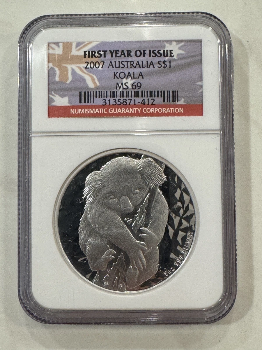 Australian Koala MS 69 Graded 1 oz Precious Metal Content per Unit