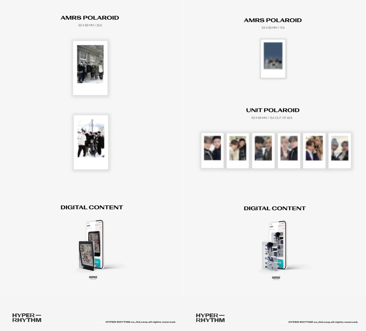K-POP AIMERS Special Single Album [Fireworks] NEMO Ver. QR Card+P
