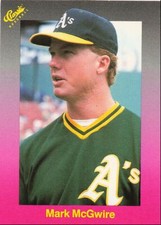 1989 Classic Travel Mark McGwire Oakland Athletics #190