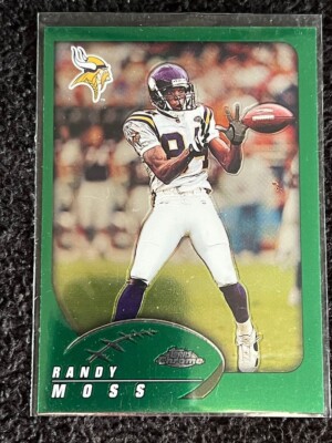 2002 TOPPS CHROME RANDY MOSS VIKINGS