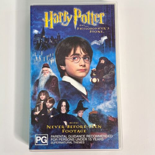 Harry Potter La Piedra Filosofal y Cámara Secreta VHS Probado Rastreado - Imagen 2 de 9