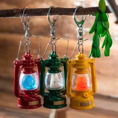 Studio Ghibli Levistone little totoro Calcifer Lantern Key Chain set of 3 japan