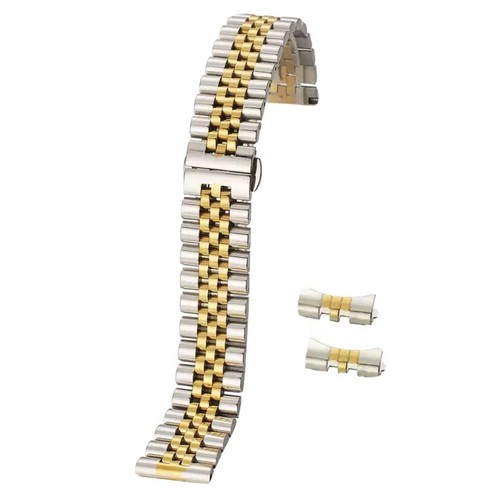 Cinturino Modello Jubilee 22 mm Acciaio E Oro | eBay