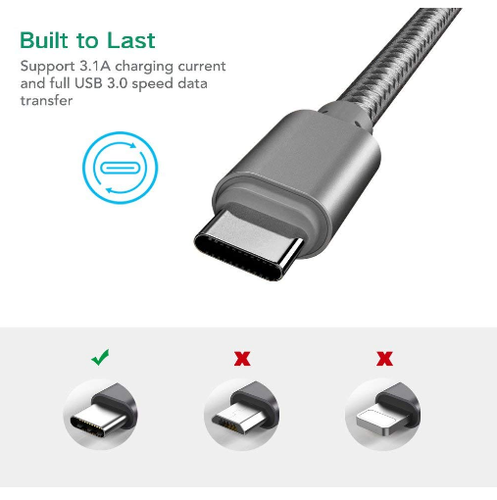 CARICABATTERIA RAPIDO CAVO USB Type C FAST CARICATORE PER SMARTPHONE CELLULARE - 第 2/26 張圖片