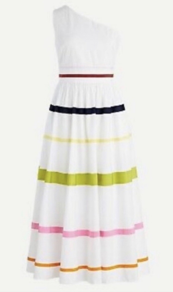 poplin fit and flare dress Butter Yellow Bandeau Rosalie Midi Dress