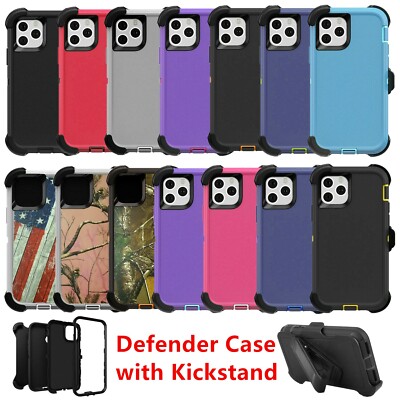 For Apple iPhone 11 Defender Case Cover with Belt Holster Clip fits Otterbox