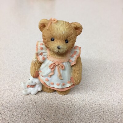 Lot of 4 Cherished Teddies Teddy Bear Figurines Seth Sara Beth