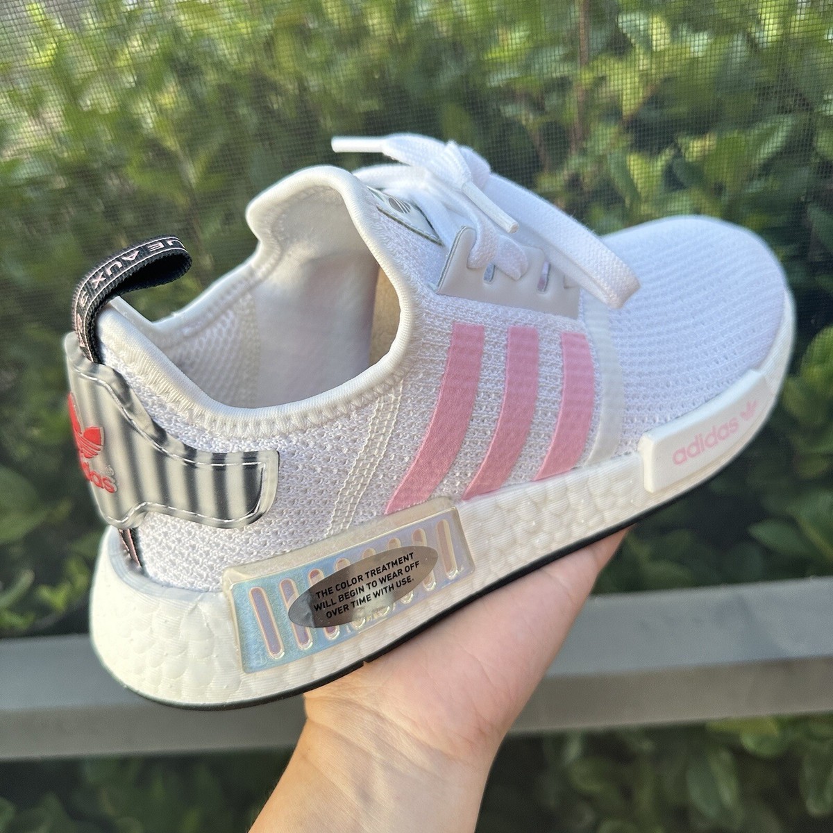 Pink Adidas Feminino Nmd Runner Adidas NMD_R1 White True Pink