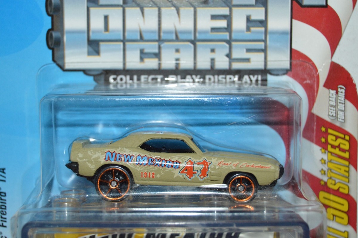 2008 Hot Wheels Connect Cars New Mexico 69 Pontiac Firebird T/A 1