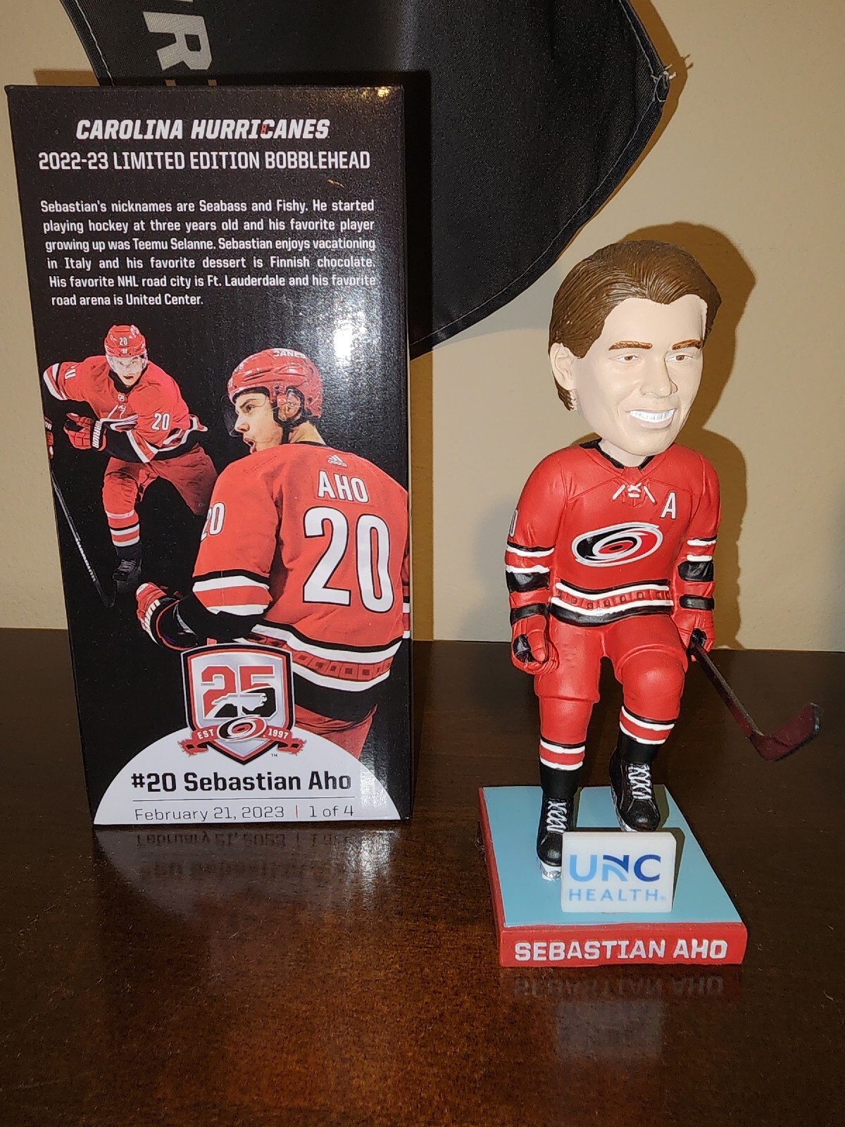 Carolina Hurricanes 202223 Limited Edition Bobblehead 20 Sebastian