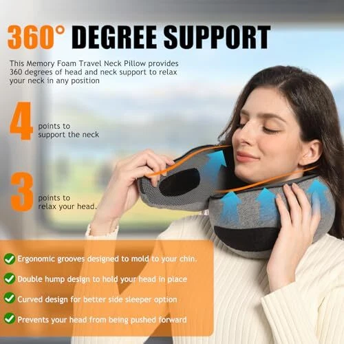 Ultra-Soft Travel Neck Pillow for Comfortable Trips