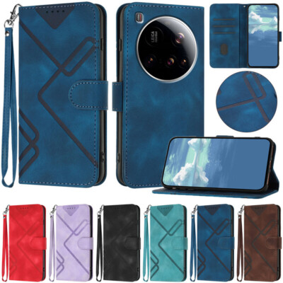 Flip Leather Wallet Phone Case For Xiaomi 15 14 Pro POCO M6 X7 Redmi Note 13 14