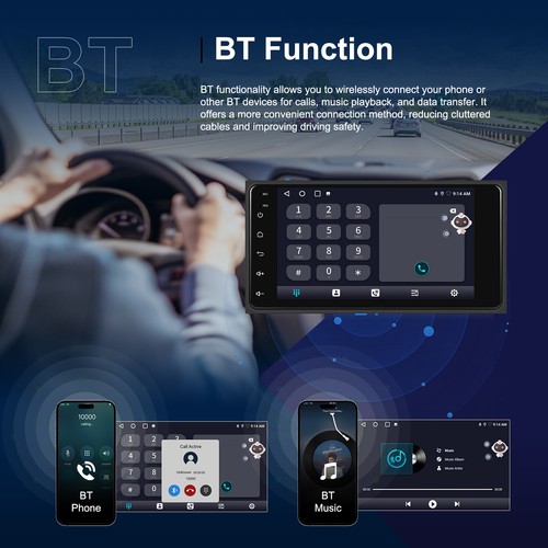 Radio estéreo GPS WiFi para Toyota 4Runner 2003-2009 Apple CarPlay Android 13 - Imagen 11 de 24