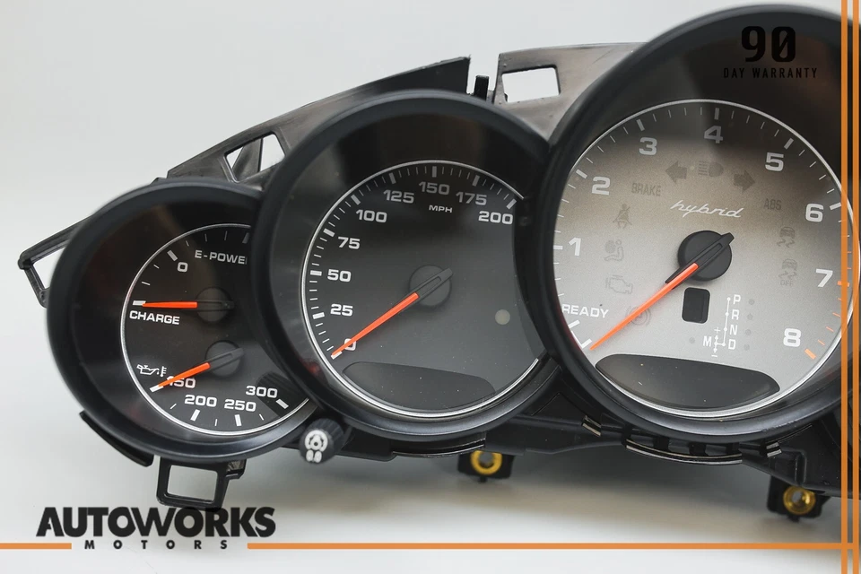 Porsche Panamera Hybrid S 970 2012 tablero medidor de instrumentos velocímetro fabricante de equipos originales Foto 3 de 4