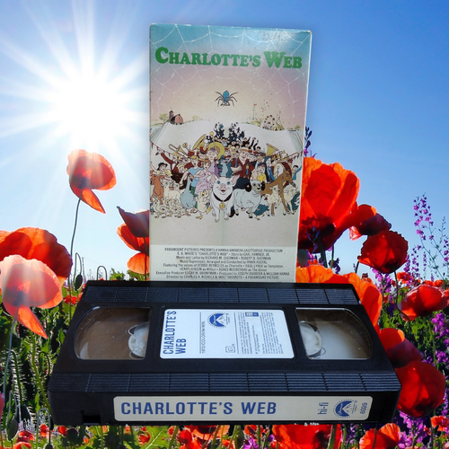 VHS Charlotte's Web VHS 1979 Vintage Classic Kids Animated Pig Movie OOP