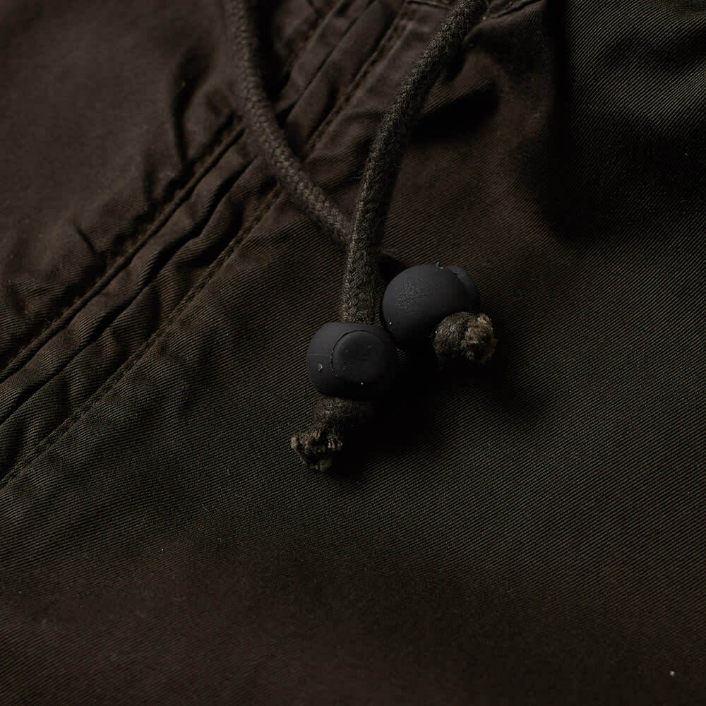 YEEZY SEASON 6 アノラックパーカ ダークブラウン New Men's Yeezy Season 6 Half Zip Waxed Cotton Anorak Umber