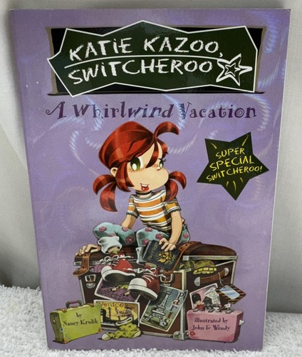 Katie Kazoo Book Set Nancy Krulik Vacation Cooties Anyone But Me - Foto 4 di 5