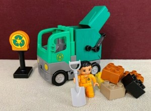 Lego Duplo 4659 Le Camion Poubelle Complet Garbage Truck Ebay
