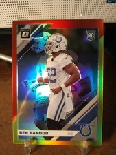 2019 Donruss Optic Red / Yellow Prizm RC Ben Banogu Colts